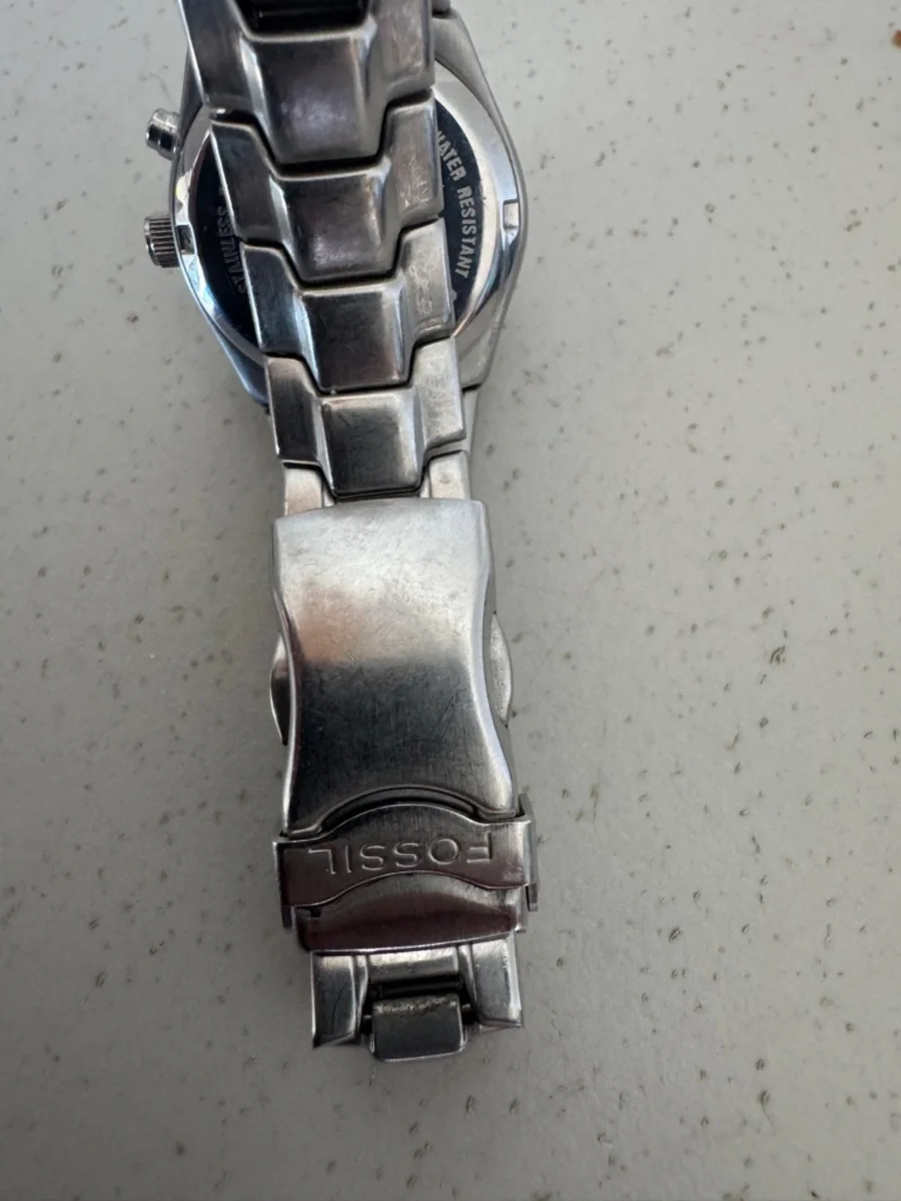 Fossil Big Tic flame watch. Pre-owned
